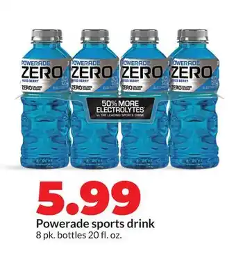 Hy-Vee Powerade sports drink offer