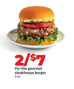 Hy-Vee Hy-Vee gourmet steakhouse burger offer