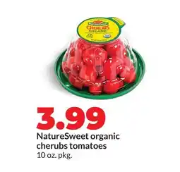 Hy-Vee NatureSweet organic cherubs tomatoes offer