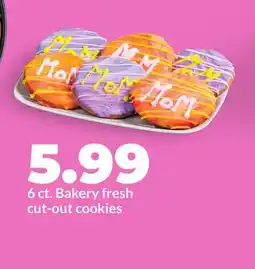 Hy-Vee 6 ct. Bakery fresh cut-out cookies offer