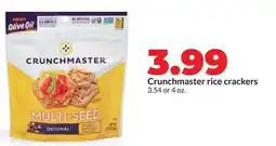 Hy-Vee Crunchmaster rice crackers offer