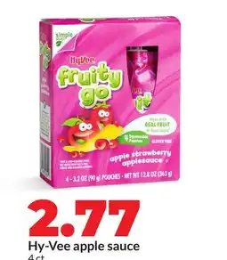 Hy-Vee Hy-Vee apple sauce offer
