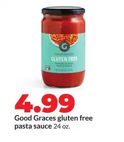 Hy-Vee Good Graces gluten free pasta sauce offer