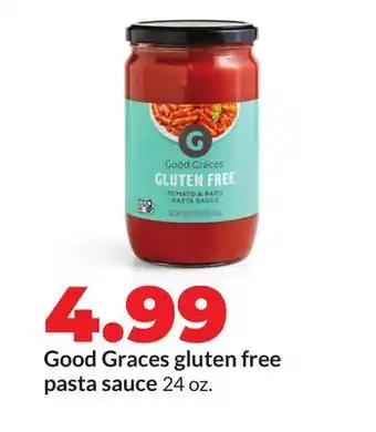 Hy-Vee Good Graces gluten free pasta sauce offer