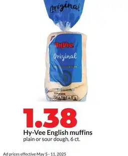 Hy-Vee Hy-Vee English muffins offer