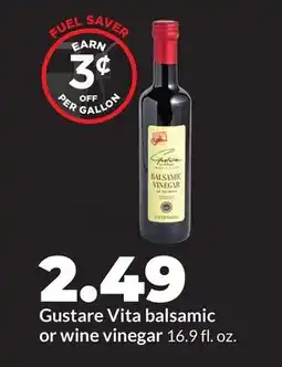 Hy-Vee Gustare Vita balsamic or wine vinegar offer
