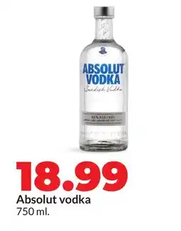 Hy-Vee Absolut vodka offer
