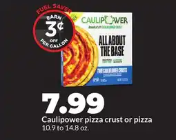 Hy-Vee Caulipower pizza crust or pizza offer