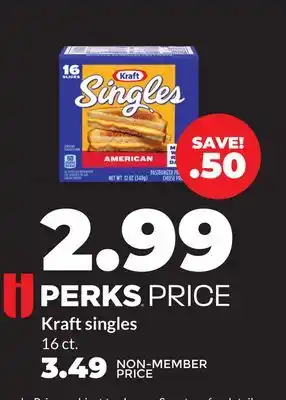 Hy-Vee Kraft singles offer