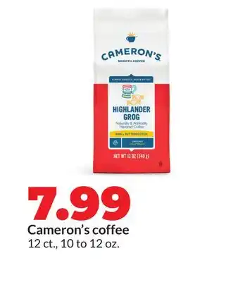 Hy-Vee Cameron's coffee offer