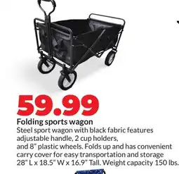 Hy-Vee Folding sports wagon offer
