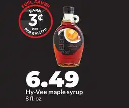 Hy-Vee Hy-Vee maple syrup offer