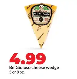 Hy-Vee BelGioioso cheese wedge offer