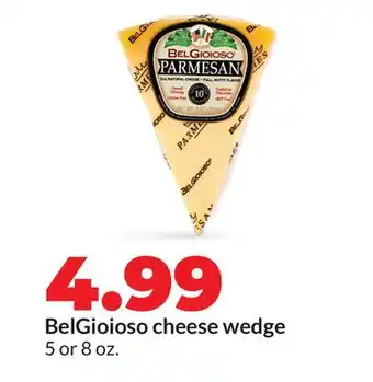Hy-Vee BelGioioso cheese wedge offer