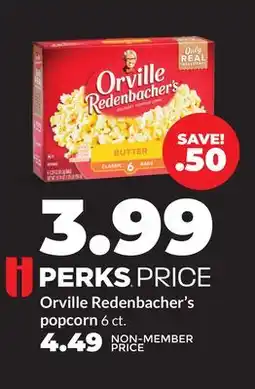 Hy-Vee Orville Redenbacher's popcorn offer