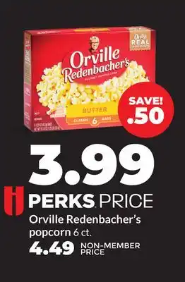Hy-Vee Orville Redenbacher's popcorn offer