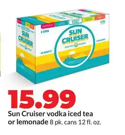 Hy-Vee Sun Cruiser vodka offer
