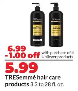 Hy-Vee Tresemmé Hair Care Products offer