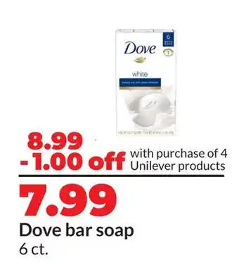 Hy-Vee Dove Bar Soap offer