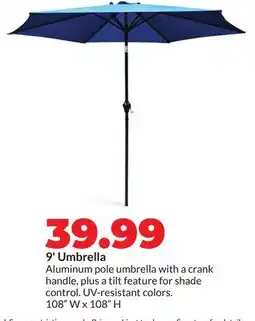 Hy-Vee 9' Umbrella offer