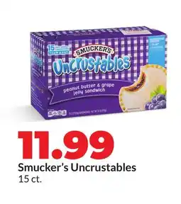 Hy-Vee Smucker's Uncrustables offer