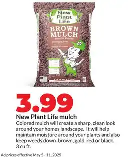 Hy-Vee New Plant Life mulch offer