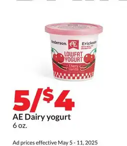 Hy-Vee AE Dairy yogurt offer