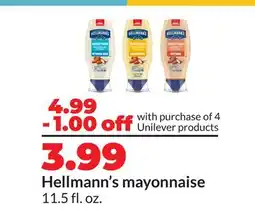 Hy-Vee Hellmann's mayonnaise offer