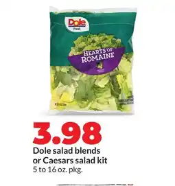 Hy-Vee Dole salad blends or Caesars salad kit offer