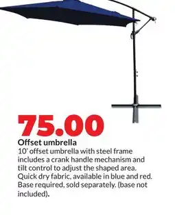 Hy-Vee Offset umbrella offer