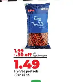 Hy-Vee Hy-Vee pretzels offer