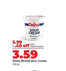 Hy-Vee Daisy Brand sour cream offer