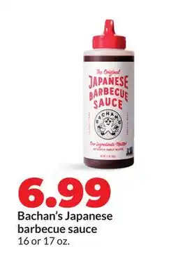 Hy-Vee Bachan's Japanese barbecue sauce offer
