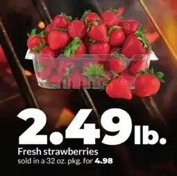 Hy-Vee Fresh Strawberries offer