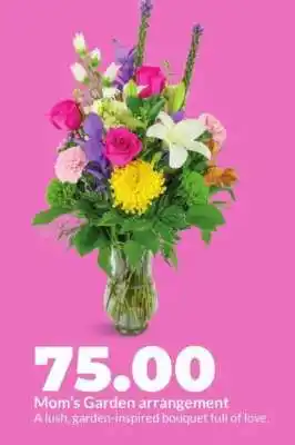Hy-Vee Mom’s Garden arrangement offer