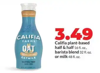 Hy-Vee Califia Farms Oatmilk offer