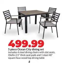 Hy-Vee Ocean City dining set offer