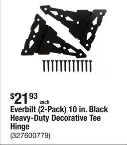 The Home Depot Everbilt Black Deluxe Latch Gate Set offer