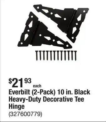 The Home Depot Everbilt Black Deluxe Latch Gate Set offer