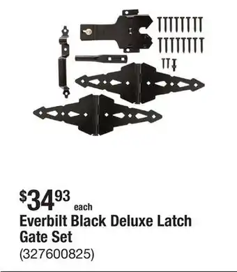 The Home Depot Everbilt (2-Pack) 10 in. Black Heavy-Duty Decorative Tee Hinge offer