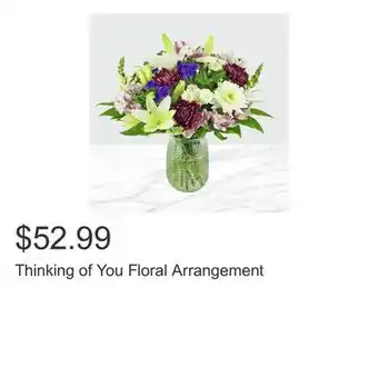 Costco Thinking of You Floral Arrangement offer
