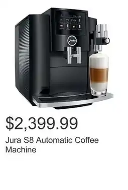Costco Jura S8 Automatic Coffee Machine offer