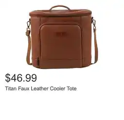 Costco Titan Faux Leather Cooler Tote offer