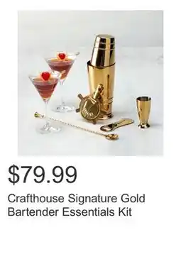 Costco Crafthouse Signature Gold Bartender Essentials Kit offer