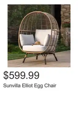 Costco Sunvilla Elliot Egg Chair offer