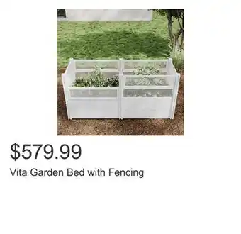 Costco Vita Garden Bed with Fencing offer