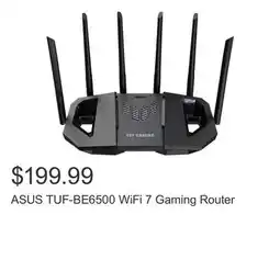 Costco ASUS TUF-BE6500 WiFi 7 Gaming Router offer