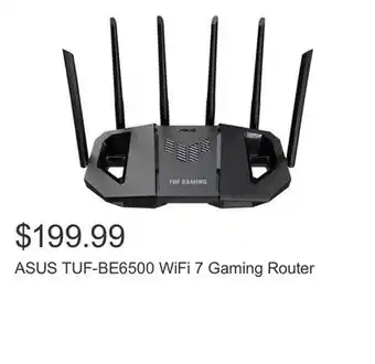 Costco ASUS TUF-BE6500 WiFi 7 Gaming Router offer