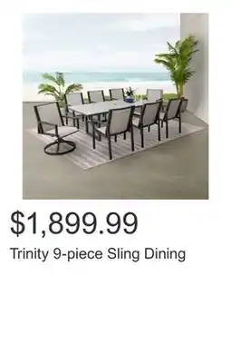 Costco Trinity 9-piece Sling Dining offer