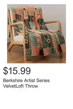 Costco Berkshire Artist Series VelvetLoft Throw offer